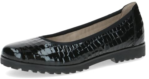Caprice Damen Ballerinas aus Leder Rund