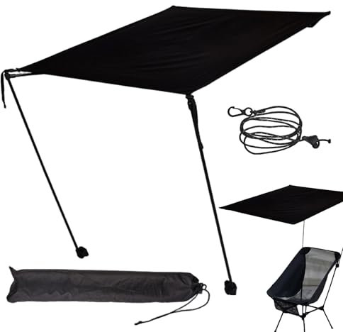 Ombrello da sedia con morsetto regolabile, ombrellone da spiaggia portatile | Ombrellone da spiaggia da viaggio Ombrellone da sole - Tende da sole leggere per patio, da spiaggia per campeggi