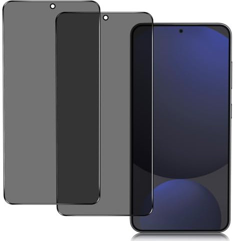 Protector Pantalla de Privacidad Compatible con Xiaomi Redmi Note 14 Pro 5G / Xiaomi Redmi Note 14 Pro Plus, Anti Espía de Cristal Vidrio Templado de Privacidad, Privacy Vidrio Templado [2 piezas]