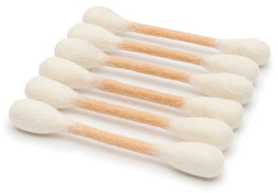 Glaciart One Swabs Cat Toys with Catnip - 6 Pk | Durable For Chew, Cute Cat Toys Interactive Kitty for Boredom, Exercise, & Play | Filled w/Organic Catnip for Anxiety & as Digestive Aid | Gift Idea