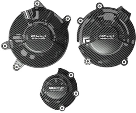 TianChuangs Motorräder kupplungsdeckel for Honda CBR500R CB500F CB500X 2019-2022 2023 2024 Motorrad Motorschutz Schutz Stator Kurbelgehäuseabdeckung Kurbelgehäuse Motordeckel(Carbon Fiber Paint)