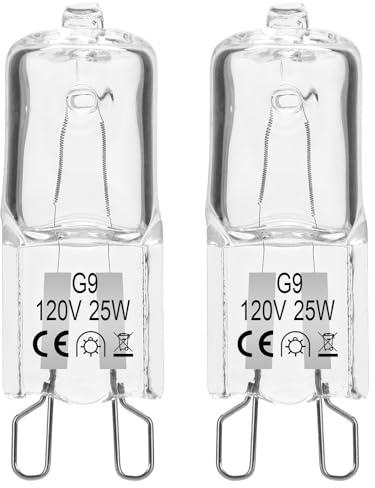 Light Bulb for Whirlpool Microwave Oven, Replaces W10709921 W10208564,2PCS