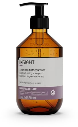 Insight Restrukturierendes Shampoo, 350 ml, stärkt und bringt sie wieder in ihren Glanz zurück, Glasverpackung