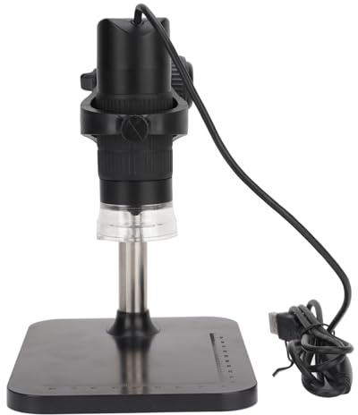 Denash 1000x Elektronisches USB -Mikroskop mit Einstellbarer LED -Beleuchtung für Studenten und Reparaturfachleute Industrial Grade Digitales Mikroskop für Reparaturbeobachtung Aluminiumlegierung