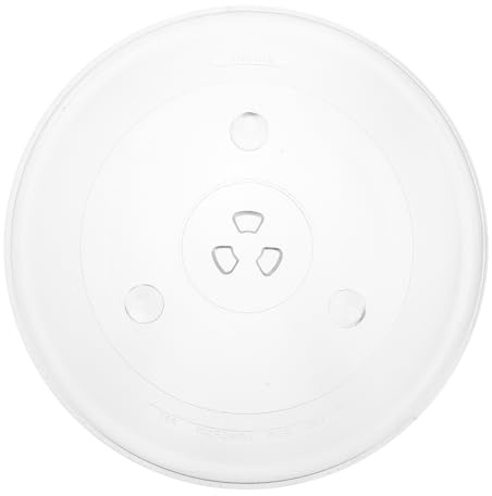 VERDANVERSE Mikrowellen Ersatz Glas Drehteller Hitzebeständig Robust Kompatibel mit Meisten Mikrowellenöfen Einfache Montage Sichere Passform Langlebiges Glas Zubehör