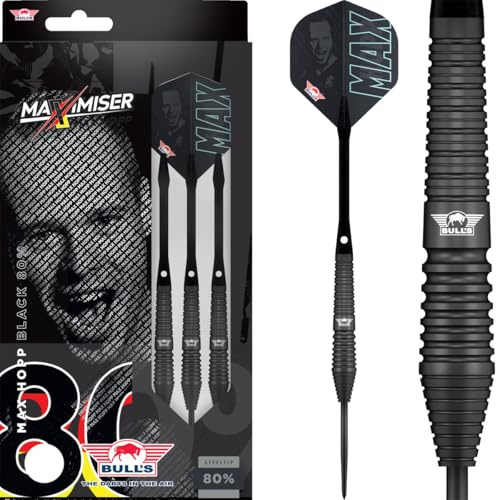 Bull's Max HOPP 80% Black 24g Steeltip