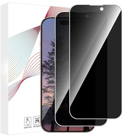 Cable Leader 2 Stück Schutzfolie für Panzerglas für iPhone 16 Pro 5G, 9H Härte Dauerhaft Anti-Kratzen Anti-Bläschen Hohe Klarheit Hohe Auflösung iPhone 16 Pro Sichtschutzfolie