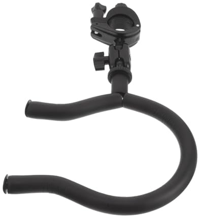 Generic Versatile Metal Music Stand Accessory for Ukulele and Mandolin with Easy Installation and Sponge Covered Hooks, for Table Music Stand and Home Use