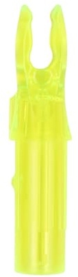 Bohning Blazer Nock for .246 Shafts (Standard Diameter, S-Nock, 6.5 mm) 12 Pack, Lime