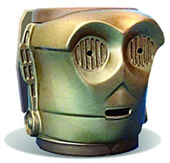 Star Wars 43059 - C3PO - Taza 3D de plástico (9 x 9 x 10 cm)
