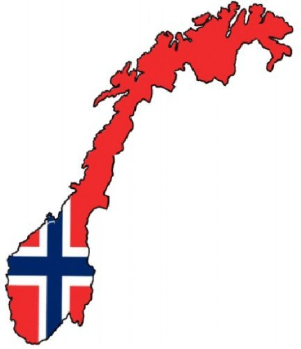 Auto Aufkleber, Car Sticker NORGE Norwegen, Norway. Konturgeschnitten. (ca. 11 cm)