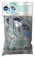 WPRO AFR431 Lot de 4 sachets Tablettes nettoyantes antiodeurs - 12 tablettes pour 1 an d'entretien