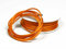 10m Rolle Flechtkordel Satin 2mm (orange) // Satinkordel Kordel Flechtschnur Schmuckschnur Satinschnur Coralle Coral Zierkordel Kumihimo