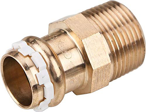 Sudo Solar Pressfitting Übergangsnippel mit AG, 22 mm x 3/4
