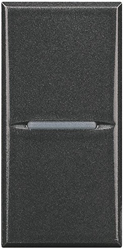 Axo Pulsante Ax 1P No 10A 1M, Antracite