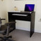 Vida Designs Huby Piccola Scrivania per Computer, Casa e Ufficio, Tavolo Compatto per Pc Portatile, Postazione di Lavoro con Vassoio per Tastiera, Mobili, Nero, Legno Ingegnerizzato, 75 x 80 x 48 cm