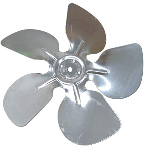 AERZETIX- Elica pala del Ventilatore Alluminio Ø200mm 28° - Aspirazione - Sinistra - C43416