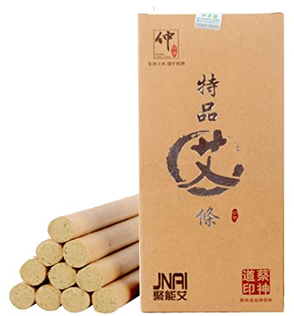 EightSpace Reine Natürliche Handgemachte Moxa Rolls Chinesische Traditionelle Moxibustion, Moxa Roll Strip Geeignet für ältere Menschen, Frauen, Kinder