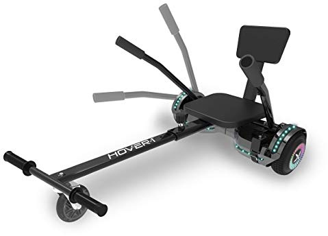 Hover-1 Chrome 2.0 Self Balancing Scooter – 6MPH Top Speed, 7 Mile Range, 4.5HR Full-Charge, Built-In Bluetooth Speaker, Rider Modes: Beginner to Expert