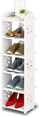 Dripex Schuhregal Standregal 6 Ablagen Schuhablage Schuhständer Schuhschrank multifunktional Standregal für Flur Schlafzimmer Küche