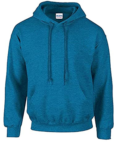 Hooded Pullover Sweat Shirt Heavy Blend 50/50 7.75 oz. by Gildan (Style# 18500) - grey - XXXL
