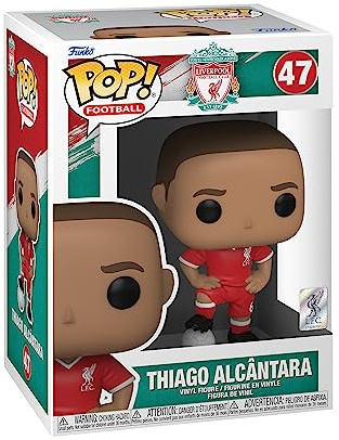 Funko Pop! Football: Liverpool - Thiago Alcantara Alcântara - Liverpool FC - Vinyl-Sammelfigur - Geschenkidee - Offizielle Handelswaren - Spielzeug Für Kinder und Erwachsene - Sports Fans
