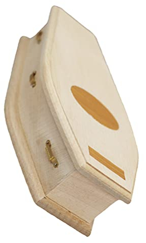 EXCEART Möbelmodell Sarg Spielzeug Mini Holz Sarg -Ornament Mini Holzsarg Puppenhaus Dekoration Mini-möbelsarg Skulptur -Statue Ring Box Hölzern Mikroszene Geschenkbox Schreibtisch