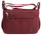 DIRRONA Beiläufig Damen Umhängetasche Multi Pocket Crossbody Bag Mittelgroße Umhängetasche Aus Nylon Reisen Schule Täglicher Gebrauch Damentasche Rot