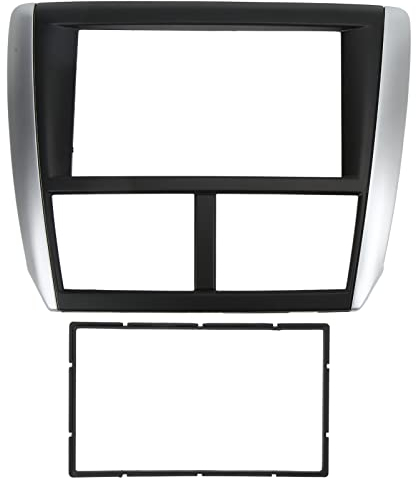 Auto-Armaturenbrett-Radioblende, 2-DIN-DVD-Panel, Rahmen, Navigationsleiste, Ersatz für Subaru Forester Impreza