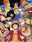 One Piece Malen Nach Zahlen,Anime Malen Nach Zahlen,Malen Nach Zahlen Erwachsene,Paint by Numbers Adult, mit Pinsel Acryl-Pigment Zeichnung 40 x 50cm(3-one piece)