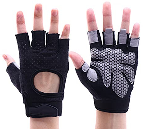 NuCamper Fitness Handschuhe Rutschfester Trainingshandschuhe für Herren und Damen Atmungsaktive Sporthandschuhe für Gewichtheben Gewichtheben Bodybuilding Fahrrad Zughilfen Krafttraining