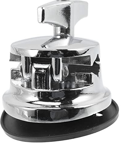 WHAMVOX Tom Drum Leg Base Ersatzteile für Schlaginstrumente aus Zinklegierung, kompatibel mit elektronischen Schlagzeug-Kits, langlebige Metallkonstruktion für Tom-Trommel-Montage