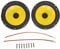Pilipane Full Range Stereo 600 Watt 2-Wege-Koaxial-Auto-Audio-Lautsprecher,2 Stück Autolautsprecher, Professionelle Autotürlautsprecher, Klang in Stereo Und Ohne Verzerrung