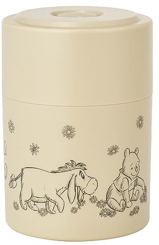 Skater POS5-A Push-Button Sealed Storage Container, 18.3 fl oz (520 ml), Disney, Winnie the Pooh, Made in Japan