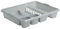 Aurora – High-Grade Large Plastic Dish Drainer and Cutlery Rack (Silver)