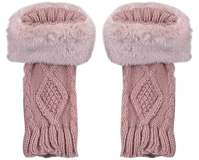 Handschuhe & Fäustlinge Für Damen - Warm Fingerlos Strickhandschuhe Strick Outdoor Gloves Herren Fingerlinge Warme Kaschmir Winterhandschuhe Pulswärmer Handwärmer Paar