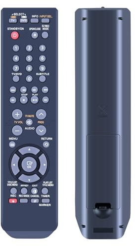 TCNOUMT 00061A Remote Control Replacement for Samsung DVD Recorder DVD-R149 DVD-R150 DVD-R151 DVD-R155 DVD-R156 DVDR149X DVDR150 DVDR151 DVDR155 DVDR156