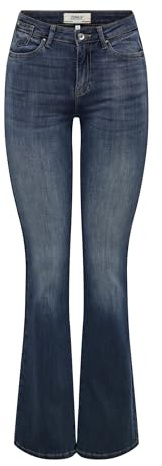 ONLY Female Flared fit Jeans ONLBLUSH Mittlere Taille Flared Jeans | Flared fit jeans