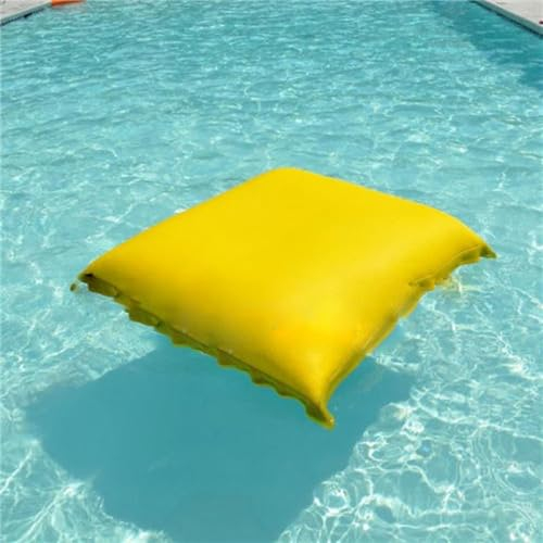 UGEFKMQ Beanbag Indoor Und Outdoor Schwimmender Sitzsack Für Den Pool, Schwimmender Sitzsack, Sand, Sand, Faules Sofa (Ohne Füllung), 140 cm X 180 cm,Gelb,180Cm*140Cm
