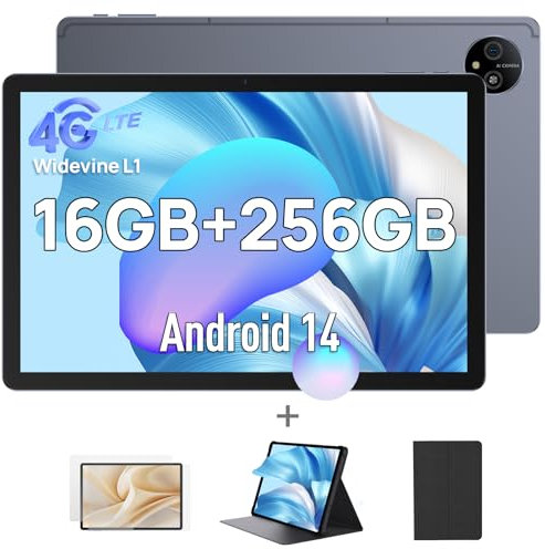 Ulefone Tab A11 Pro Android 14 Tablet, 12GB RAM+256GB ROM/1TB TF, Procesador Helio G99 Octa Core Gaming Tablets, Tablets 11 Pulgadas FHD+, 8800mAh 18W, 16MP+8MP Cámara/5G WiFi/ BT5.2/GPS