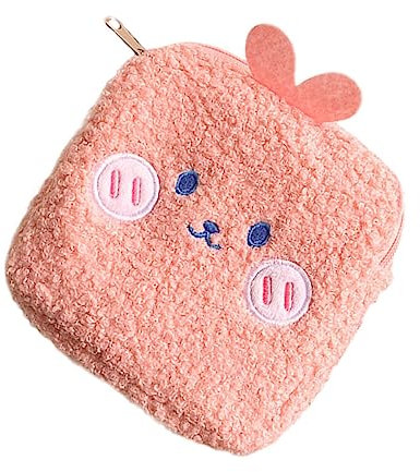 FRCOLOR Mignons Petits Faciles à Transporter en Peluche avec Pochette