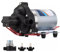 GEARMONSTER Wasserpumpe DC 12V 3,1 bar 45 PSI Selbstansaugende Druckpumpe Membranpumpe mit Druckschalter 3,0 GPM Wasserpumpe für Wohnmobil, Wohnwagen, Yacht, Garten, Camper