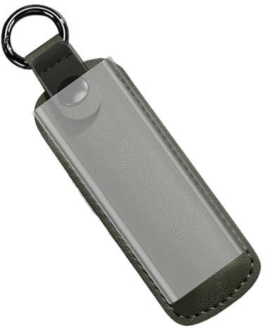 FmtwPhn USB Flash Drive Case, Flash Drive Case, USB Memory Leather Case, Protective Case, USB Drive Protection Box with Key Ring, Multi-Use for Car Owners