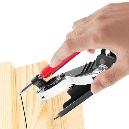 Mbiyhgta Construction Scribe Tool - Pencil Site, Woodworking Tool, Carpentry Tool | Woodworking Compass Scriber, Tool with Deep Hole Pencil, Scribing Tool for Woodworking Drafting Geometry