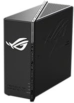 ASUS ROG Strix GS-BE18000 Router Gaming WiFi 7 tribanda, 18000 Mbps, Cobertura de hasta 307 m2, 8 Puertos 2.5G, 2 Puertos Gaming, CPU de Cuatro núcleos a 2.0 GHz, aceleración de Juegos, VPN, AiMesh