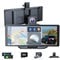Tucarwyi 10.26 Wireless Portable Carplay Screen CarPlay & Android Auto 360 Rotation 4K Dash Cam 1080p Backup Camera Mirror Link Voice Control, GPS Navigation, FM Radio Receiver