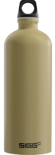 Sigg - Alu Trinkflasche - Traveller - Made in Switzerland - Climatpartner Zertifiziert - Kohlensäure geeignet - Auslaufsicher - Federleicht - BPA-frei - Outdoor - 600ML / 1L / 1.5L