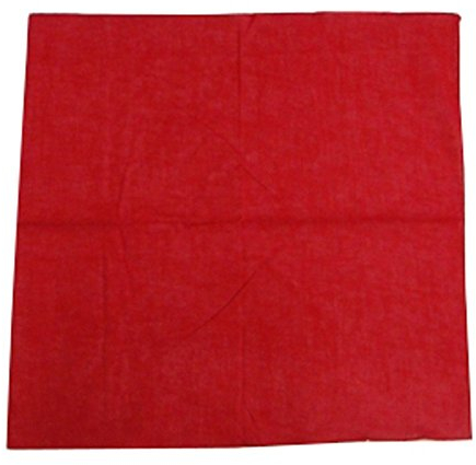 Plain RED cotton Bandana scarf