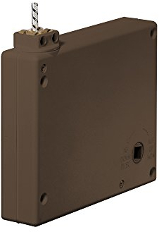 jarolift Mini Getriebe Kurbelwickler für Schnur, braun/inkl. 5m Schnur (203643)