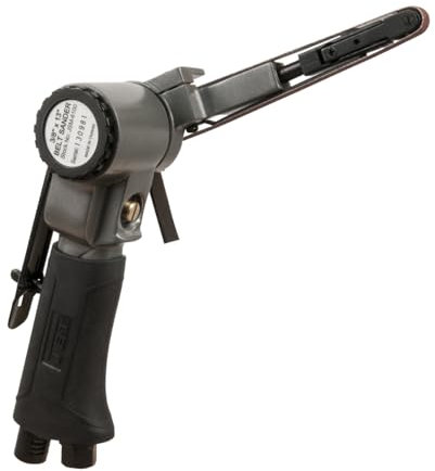 JET JAT-750 Pneumatischer R8 Mini Bandschleifer, 3/8 Zoll x 13 Zoll